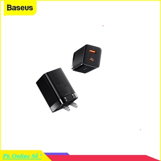 Củ sạc nhanh siêu nhỏ gọn Baseus Super Si Pro Quick Charger C+U 30W