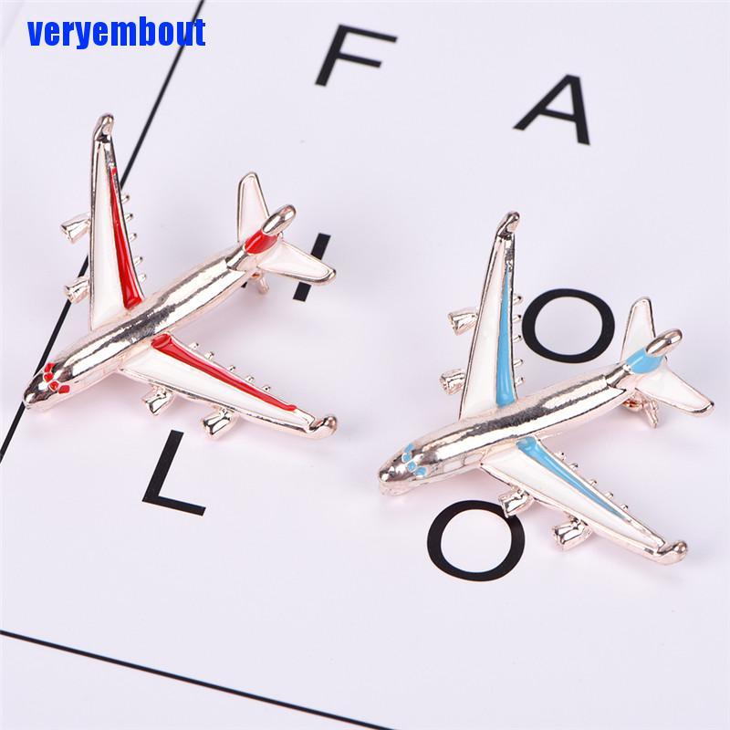 AIRCRAFT MODEL Trâm Cài Áo Hình Máy Bay Dễ Thương