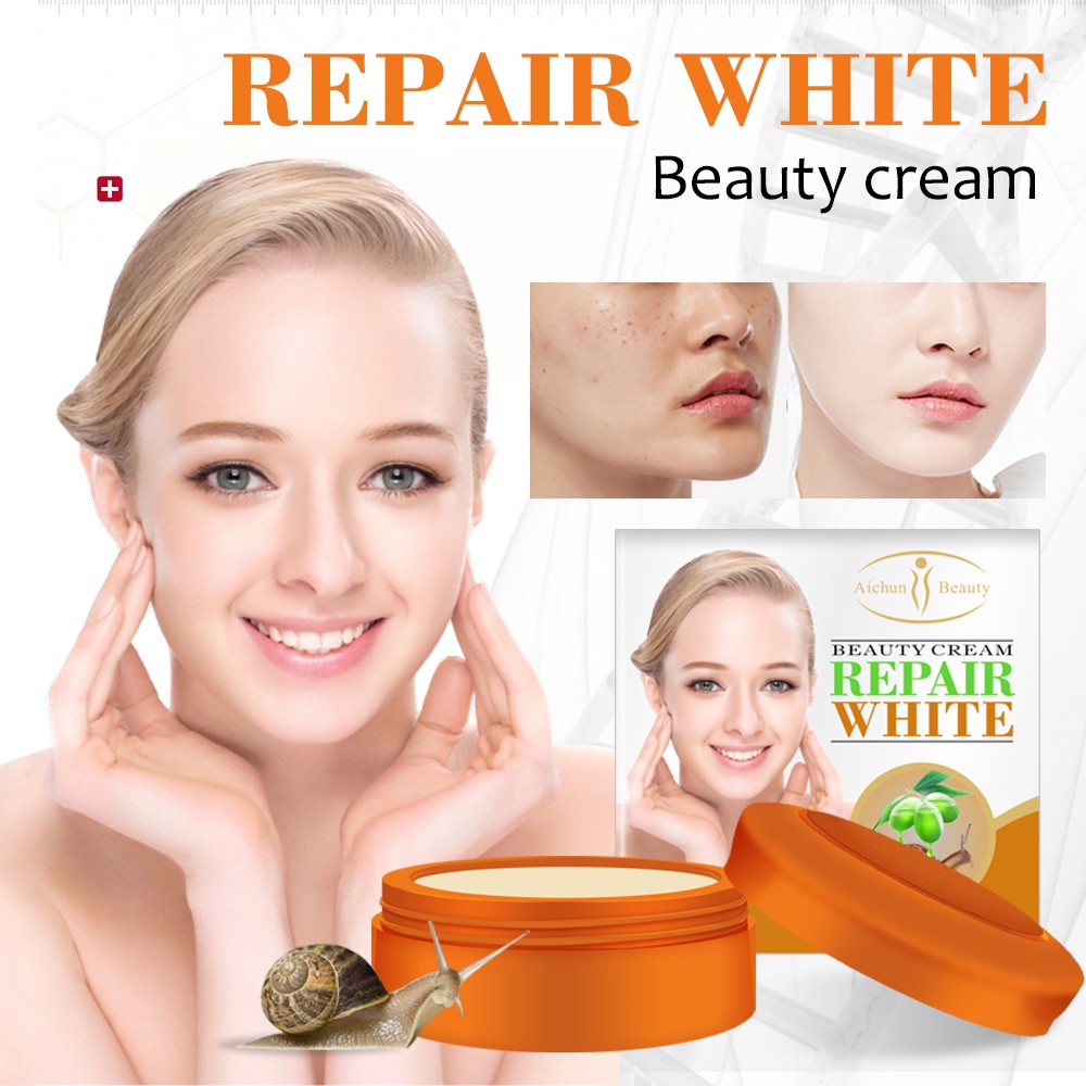 FEIBEU Olive Oil Anti Wrinkle Anti Aging Snail Moist Nourishing Facial Cream Wrinkle Firming Skin Care Snail Care Cream FEIBEU