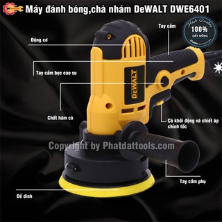 Máy đánh bóng oto,xe máy DWE6401-Máy chà nhám