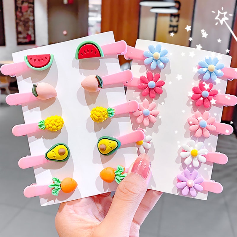 Kẹp Tóc Phong Cách Hàn Quốc Dễ Thương Dành Cho Bé Gái