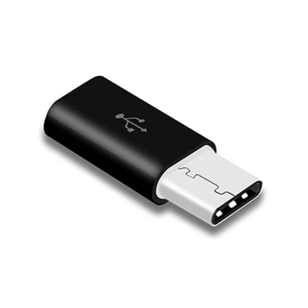 Set 2 đầu chuyển đổi cổng micro USB 2.0 sang USB Type C 3.1 | BigBuy360 - bigbuy360.vn