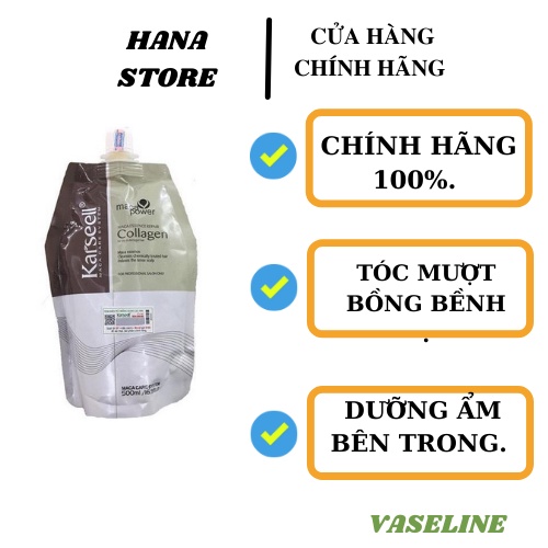 Kem Ủ Tóc Tại Nhà Collagen Karseell Siêu Mượt Phục Hồi Tóc Hư TổnMỹ Phẩm Hana Ủ Tóc 500ML