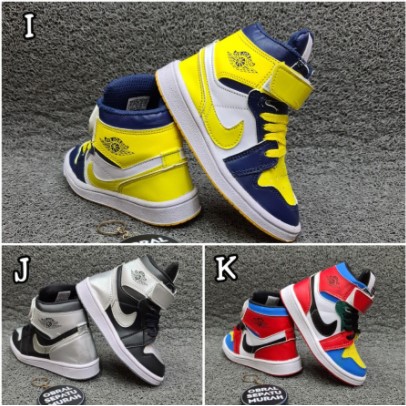 Giày Bóng Rổ Nike Air Jordan 1 Size 26 27 28 29 30 31 32 33 34 35 Dành Cho Trẻ Em