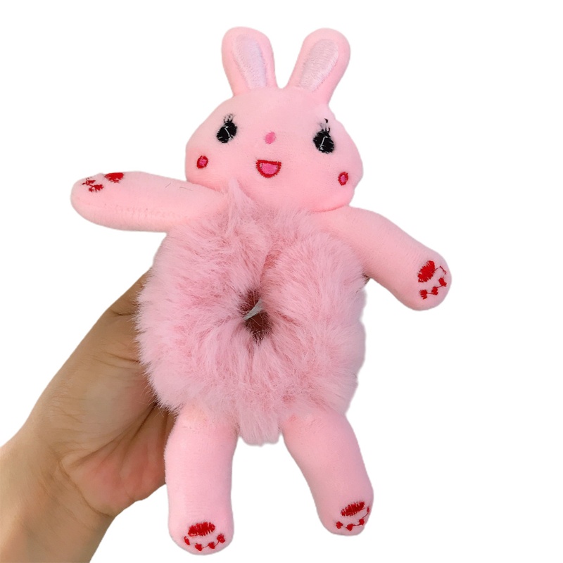 Dây Cột Tóc Co Giãn Hình Gấu Trúc Hoạt Hình Dễ Thương