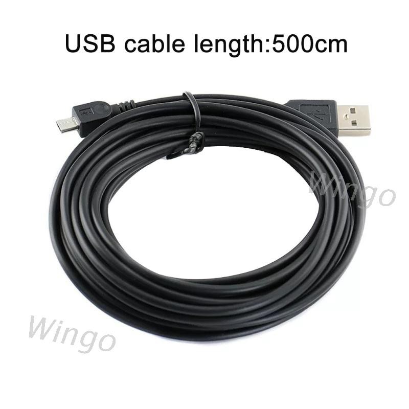 Win♥ Dây cáp sạc Micro USB dài 5m cho điện thoại di động, máy tính bảng