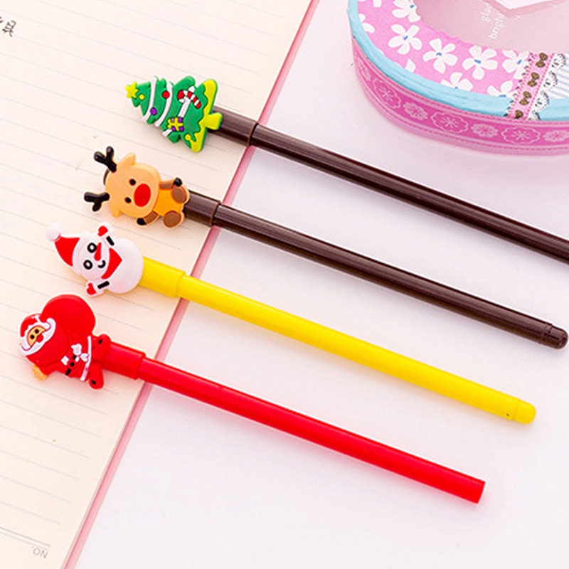 Bút Mực Gel Kiểu Dáng Thiết Kế Giáng Sinh Dễ Thương