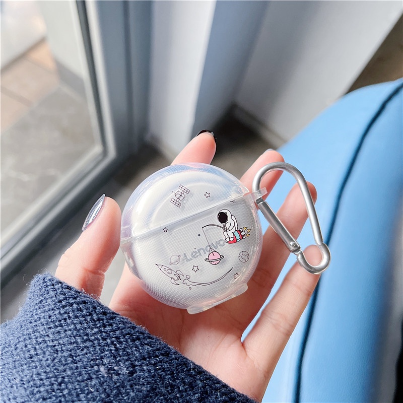 Vỏ Bảo Vệ Hộp Đựng Tai Nghe Trong Suốt In Hoạt Hình Spaceman Pro 6