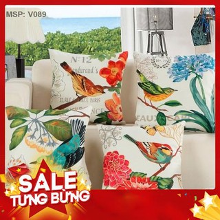 Vỏ gối Mùa Xuân trổ hoa