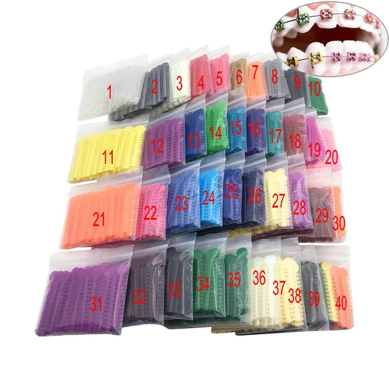 Set 40 que thun nha khoa với 39 màu tùy chọn