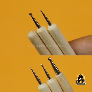Bộ chấm bi cán gỗ 3 cây