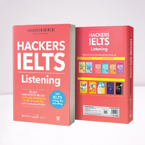 Sách-Hackers IELTS-Listening Tặng kèm Bookmark