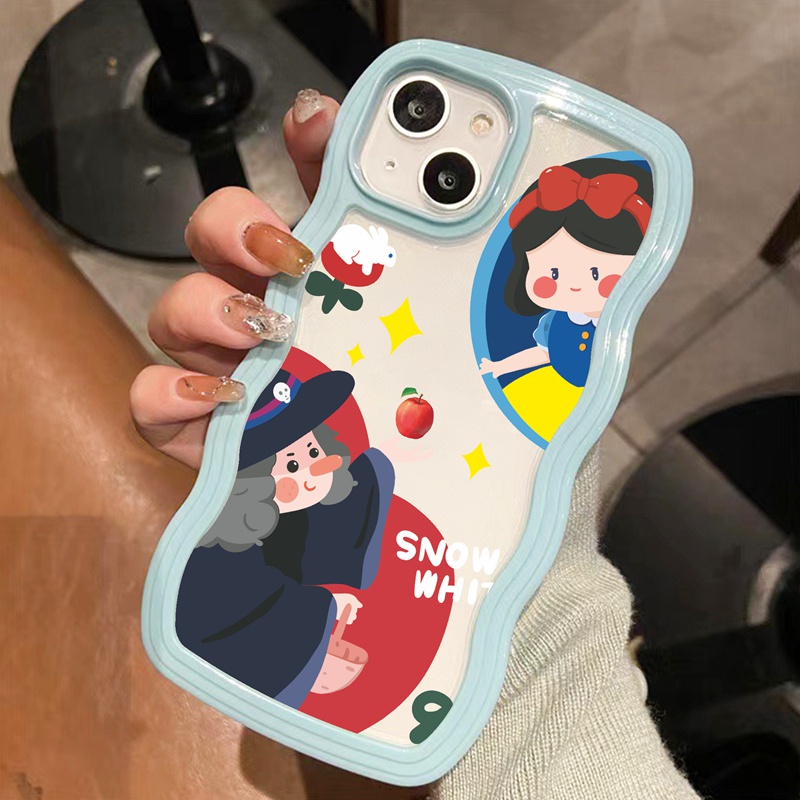 Suntaiho ốp lưng iphone Ốp điện thoại mềm in hình công chúa hoạt hình thích hợp cho iPhone 11 Pro 13 12 Pro Max 11 X XS Max XR 7 Plus