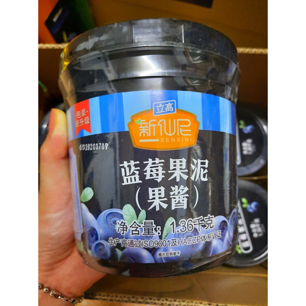 Mứt Sensini Việt quất hộp 1.36kg