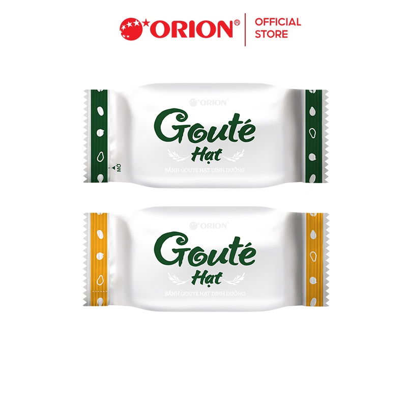 Combo 4 Hộp Bánh Orion Goute Hạt Dinh Dưỡng (316,8g x 4)