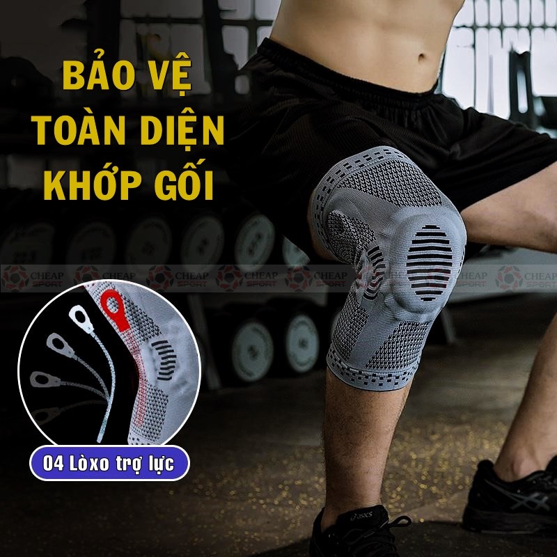 Đai Bảo Vệ Khớp Gối BG/07 Bó Gối Thể Thao Tránh Chấn Thương Khi Chơi Bóng Chuyền Tập Gym Cầu Lông Chạy Bộ Tennis