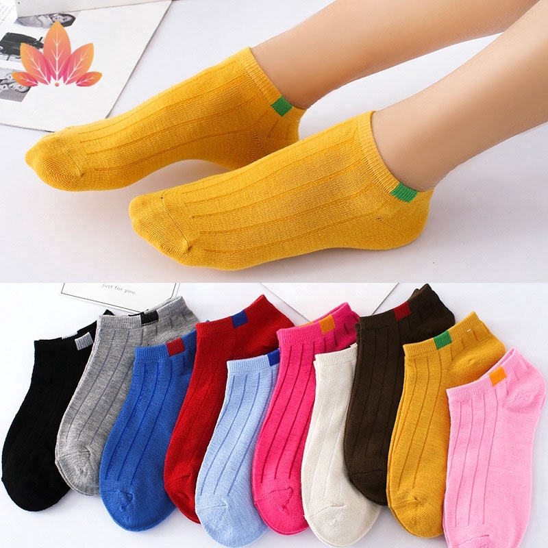 1 Cặp Vớ Cotton Cổ Ngắn Jp5