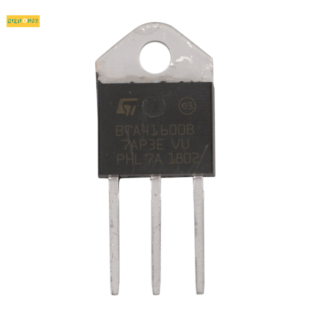 Linh kiện bán dẫn ba cực BTA41-600B 600V 40A bằng silicon và kim loại