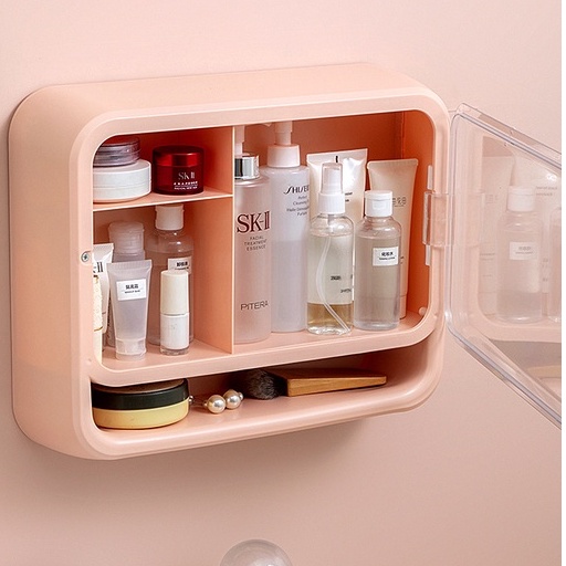 Kệ đựng mỹ phẩm treo tường, hộp tủ thuốc y tế gia đình gắn tường tiết kiệm diện tích
