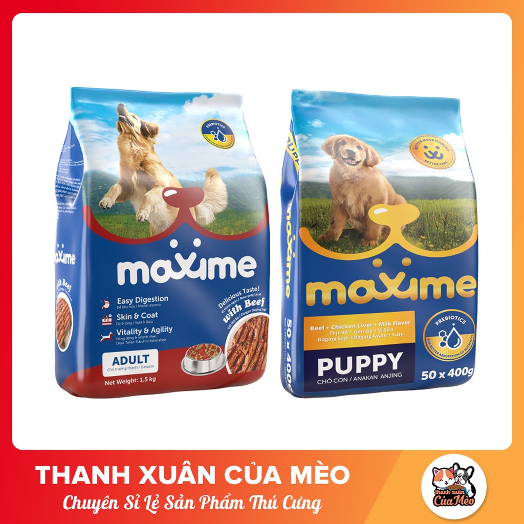 THỨC ĂN CHO CHÓ MAXIME - MỌI LỨA TUỔI 400G