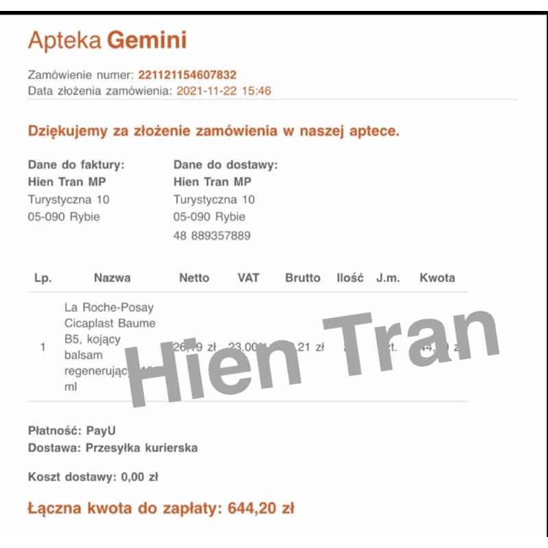 Kem dưỡng phục hồi da B5 La Roche Posay- Săn sale, đủ Bill