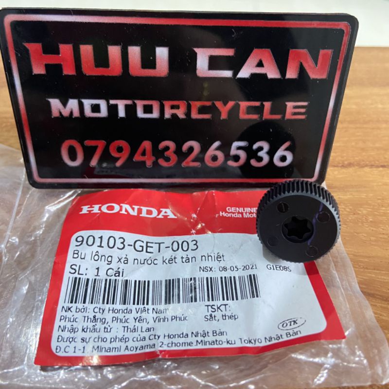 Bu lông xả nước két tản nhiệt HONDA dùng chung nhiều dòng xe giá 28k 1 cái