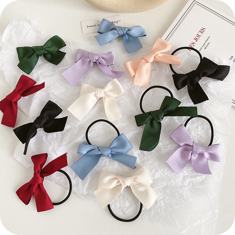 Dây Buộc Tóc Kiểu Nơ Xinh Xắn Cho Nữ