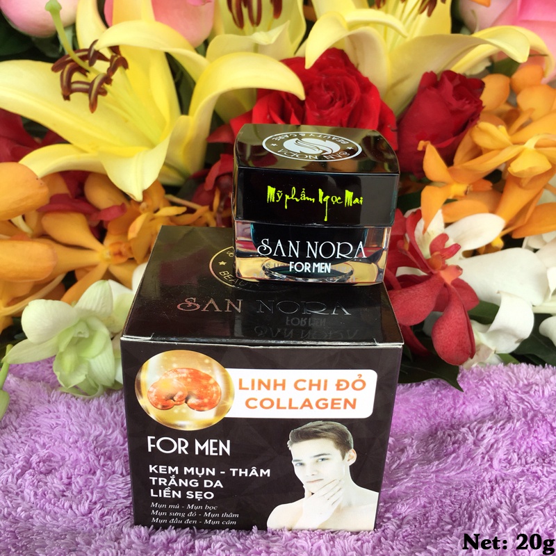 Kem mụn - Thâm - Trắng da - Liền sẹo San Nora 20g