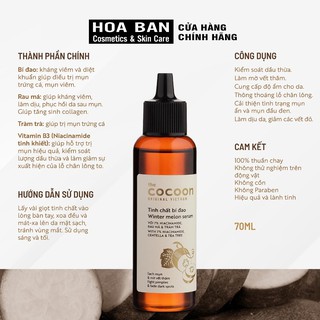 Tinh chất bí đao cocoon 70ml serum Winter melon