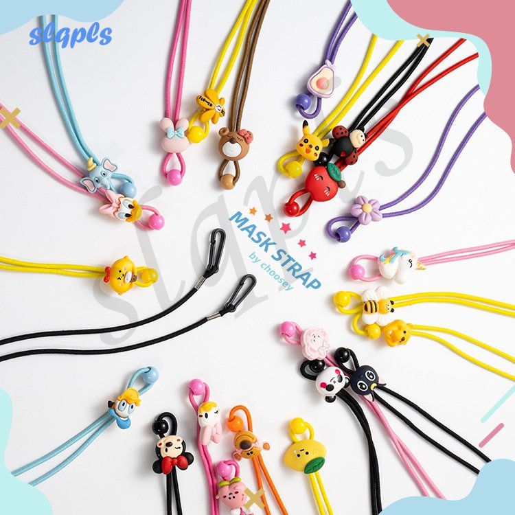 Dây Đeo Kính Gắn Khẩu Trang Chống Thất Lạc Kiểu Hoạt Hình Dễ Thương Cho Bé