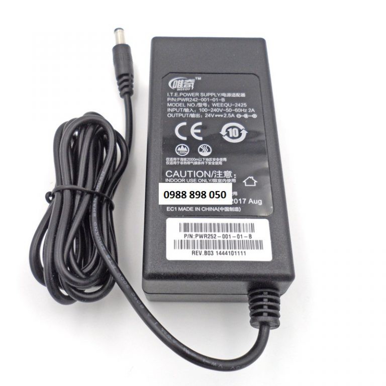 Adapter 24v 2.5a nguồn máy in goldex