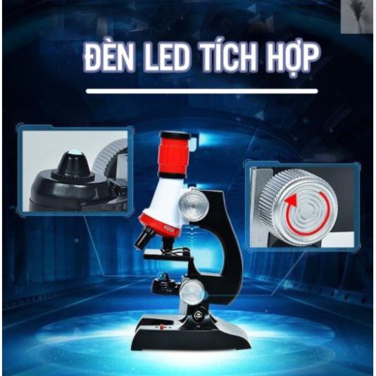 (GIÁ SÓC) Đồ chơi kính hiển vi quang học cho bé Microscope 1200 x C2121