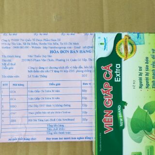 VIÊN GIẤP CÁ EXTRA - HẾT LO TRĨ, TÁO BÓN