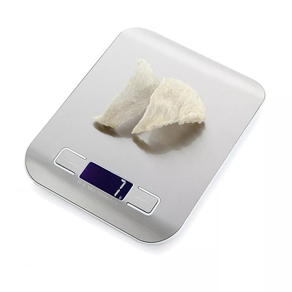 Cân Nhà Bếp 5Kg-1g Cân Điện Tử Tiểu Ly Làm Bánh, Cân Yến Độ Chính Xác Cao Tặng Kèm 2 Viên Pin AAA