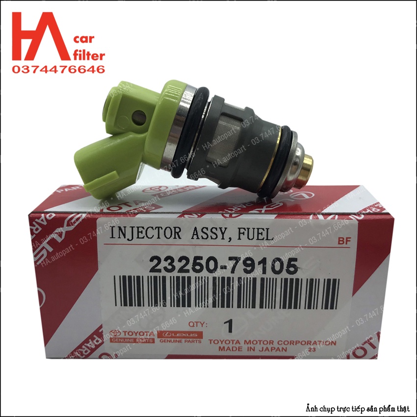 Kim phun xăng (béc phun nhiên liệu) Toyota Hiace RZH 1RZ 2RZ. Mã TOY 23250-79105. Bảo hành 6 tháng.