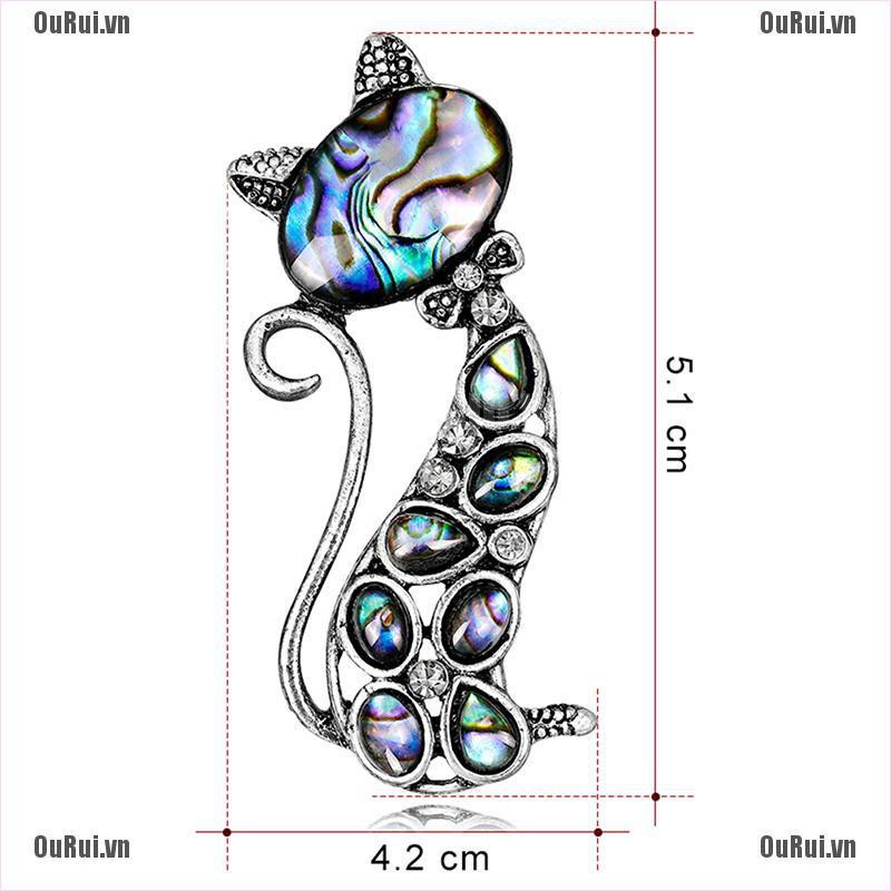 Ghim Cài Áo Hình Mèo Độc Đáo