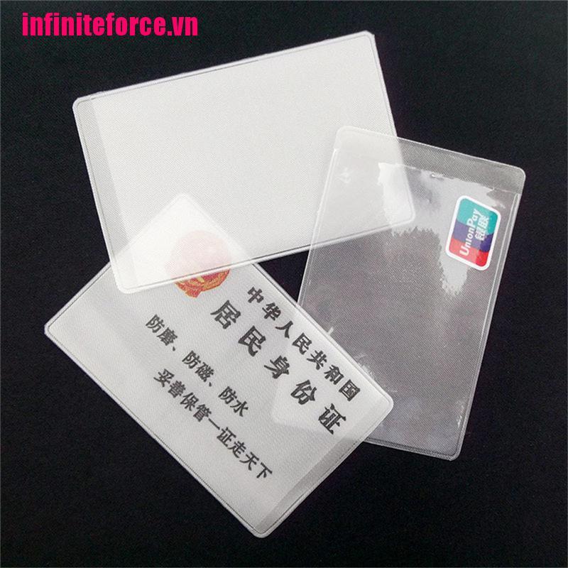 Set 10 Túi Nhựa Pvc Trong Suốt Đựng Thẻ Ngân Hàng Tiện Lợi