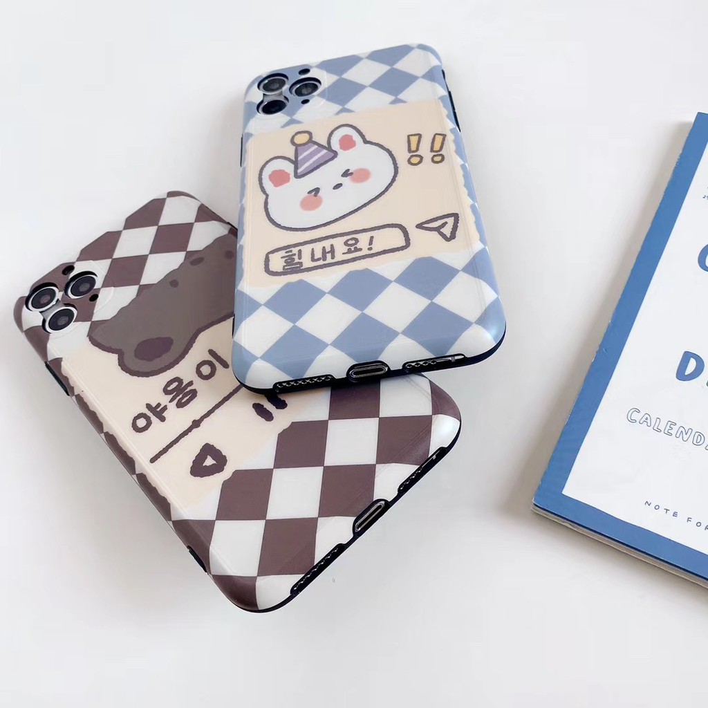 Ốp Điện Thoại Hình Gấu Đáng Yêu Cho Iphone 11 Pro Xs Max Xr I 8 I 7 Plus | BigBuy360 - bigbuy360.vn