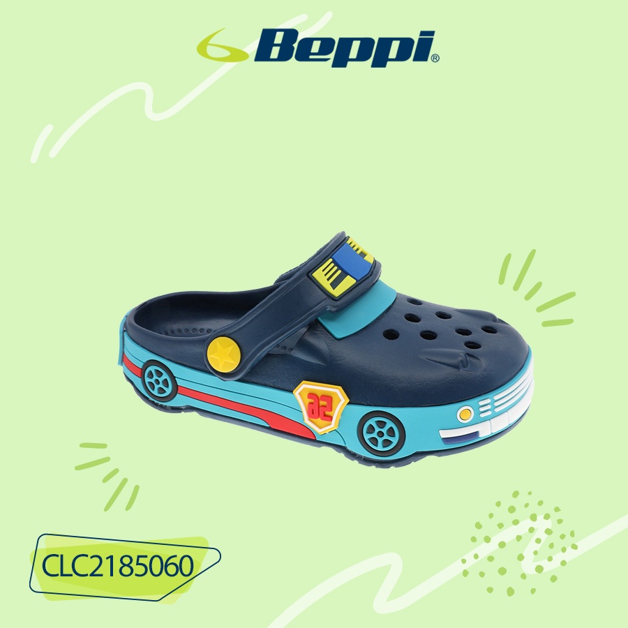 Dép sục clogs hình ô tô bé trai bé gái beppi clc218506 - ảnh sản phẩm 1