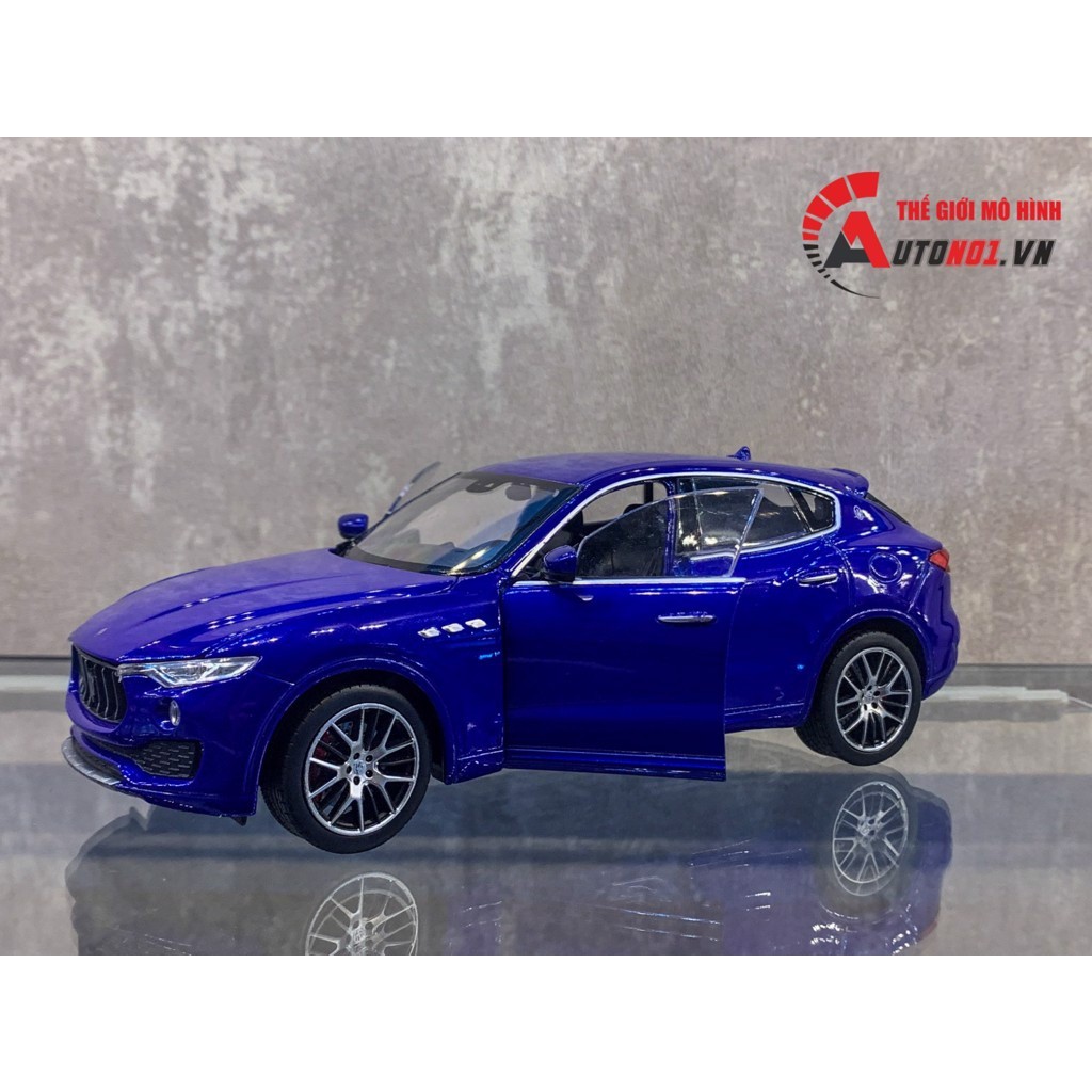 MÔ HÌNH XE MASERATI LEVANTE BLUE 1:24 WELLY 7466