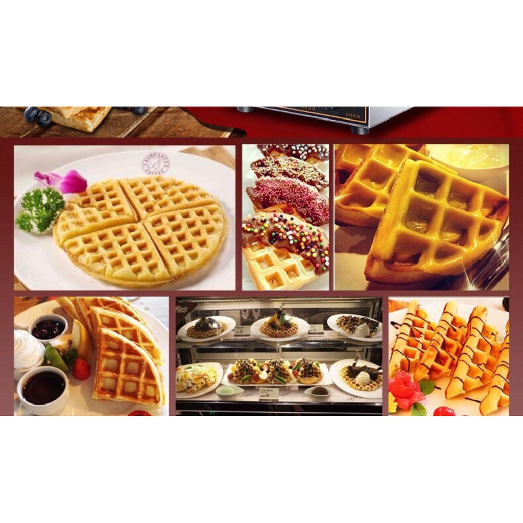 Máy làm bánh bông lan, WAFFLE, tổ ong công nghiệp .