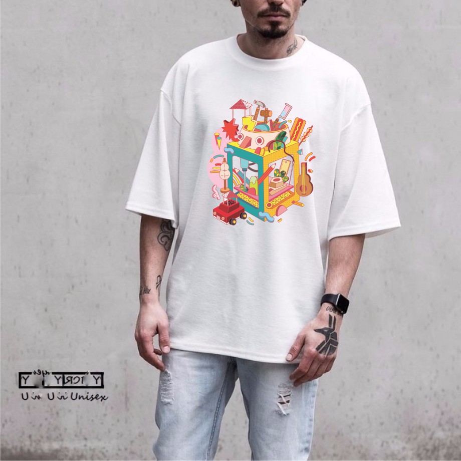 Áo Unisex - In hình Lộn xộn