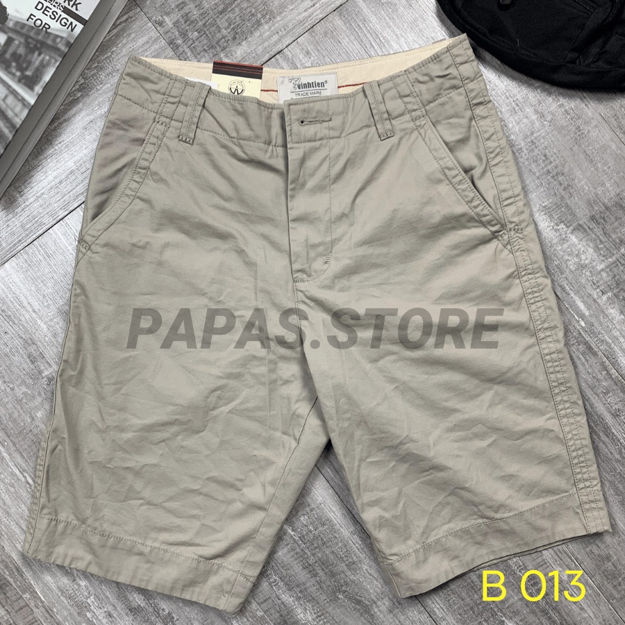Quần short ngố trung niên nam Vĩnh tiến dáng rộng ống suông, quần ngố trung niên nam chất cotton thoáng mát