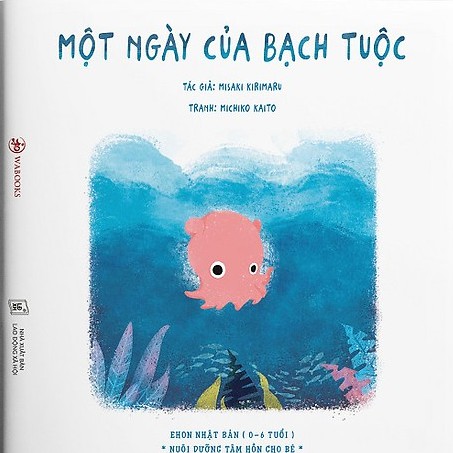 Sách - Ehon Một ngày của Bạch Tuộc - Ehon Nhật Bản cho trẻ 0-6 tuổi.