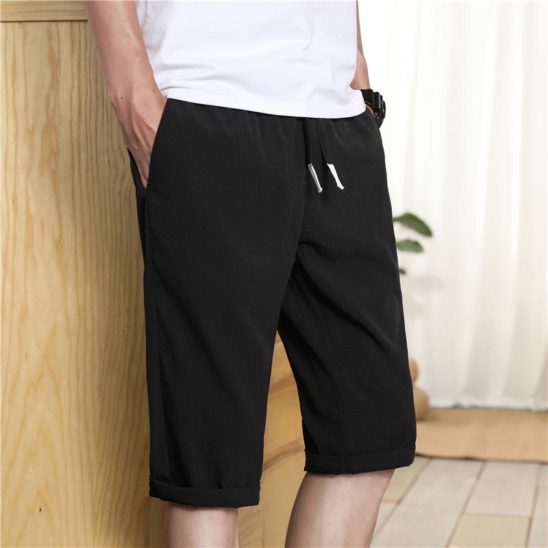 Quần Short Kaki Thể Thao Dây Rút Thời Trang Nam Tính