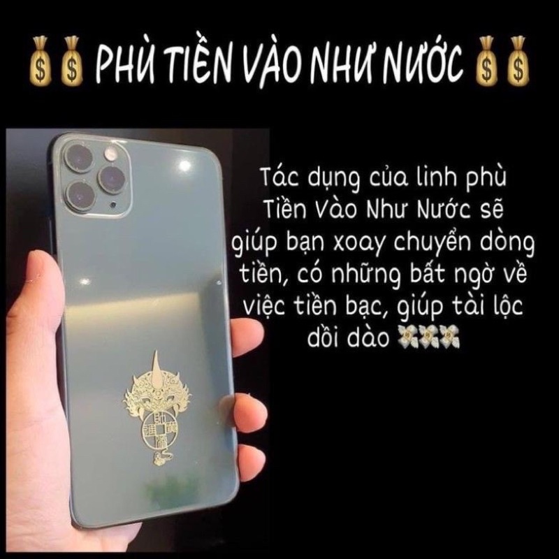 Combo 4 miếng linh phù dán điện thoại