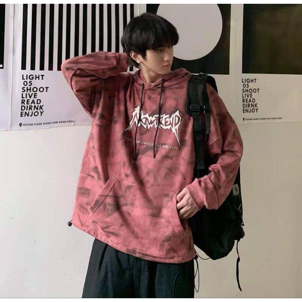 Áo Hoodie Nỉ Nữ Bông Ngoại màu loang cá tính, hoodie loang hot 2021 | BigBuy360 - bigbuy360.vn