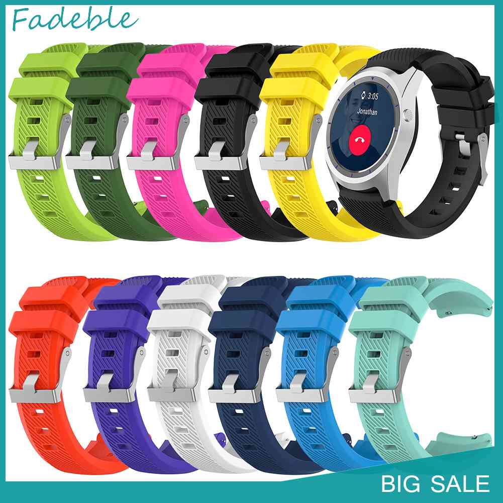 Dây Đeo Silicon Mềm Cho Đồng Hồ Thông Minh ZTE Quartz ZW10