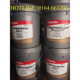 Mỡ SINOPEC EP Lithium Grease NLGI 0 xô 17Kg
