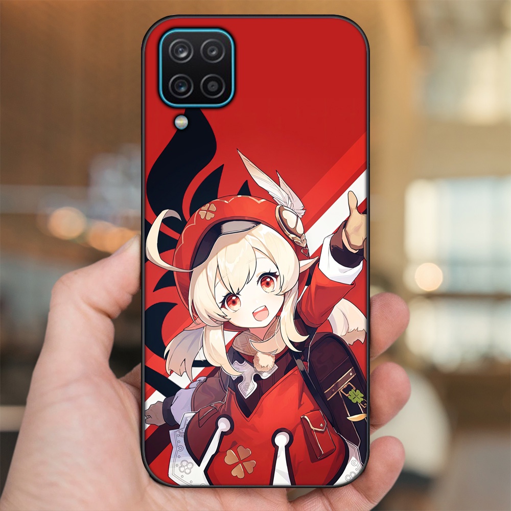 Ốp lưng Samsung A12 5G, M12 viền đen in hình Klee Genshin Impact